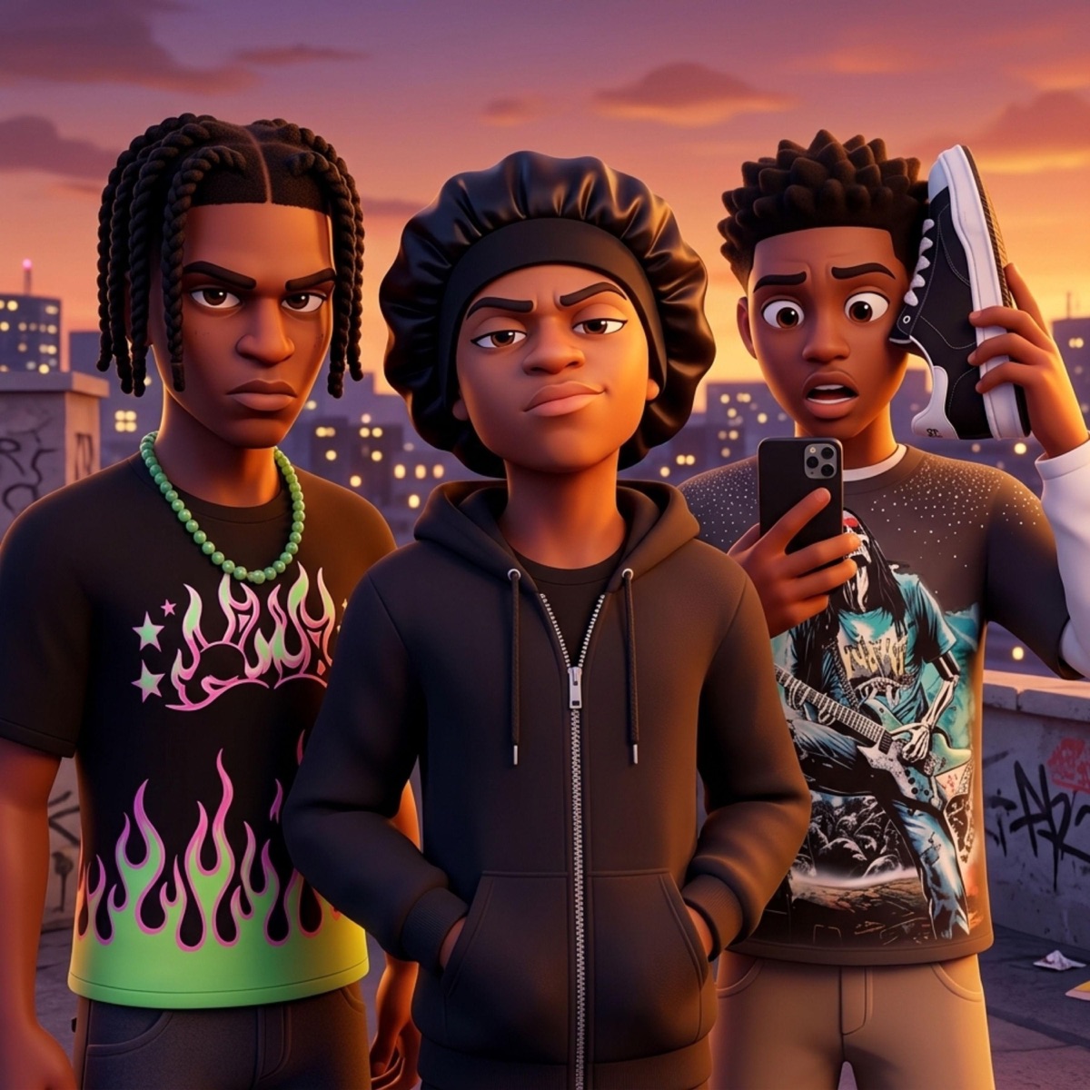 IDOL - EP by YvngBLaze, Paranoïa, Teen Zae! & VARIANT album cover