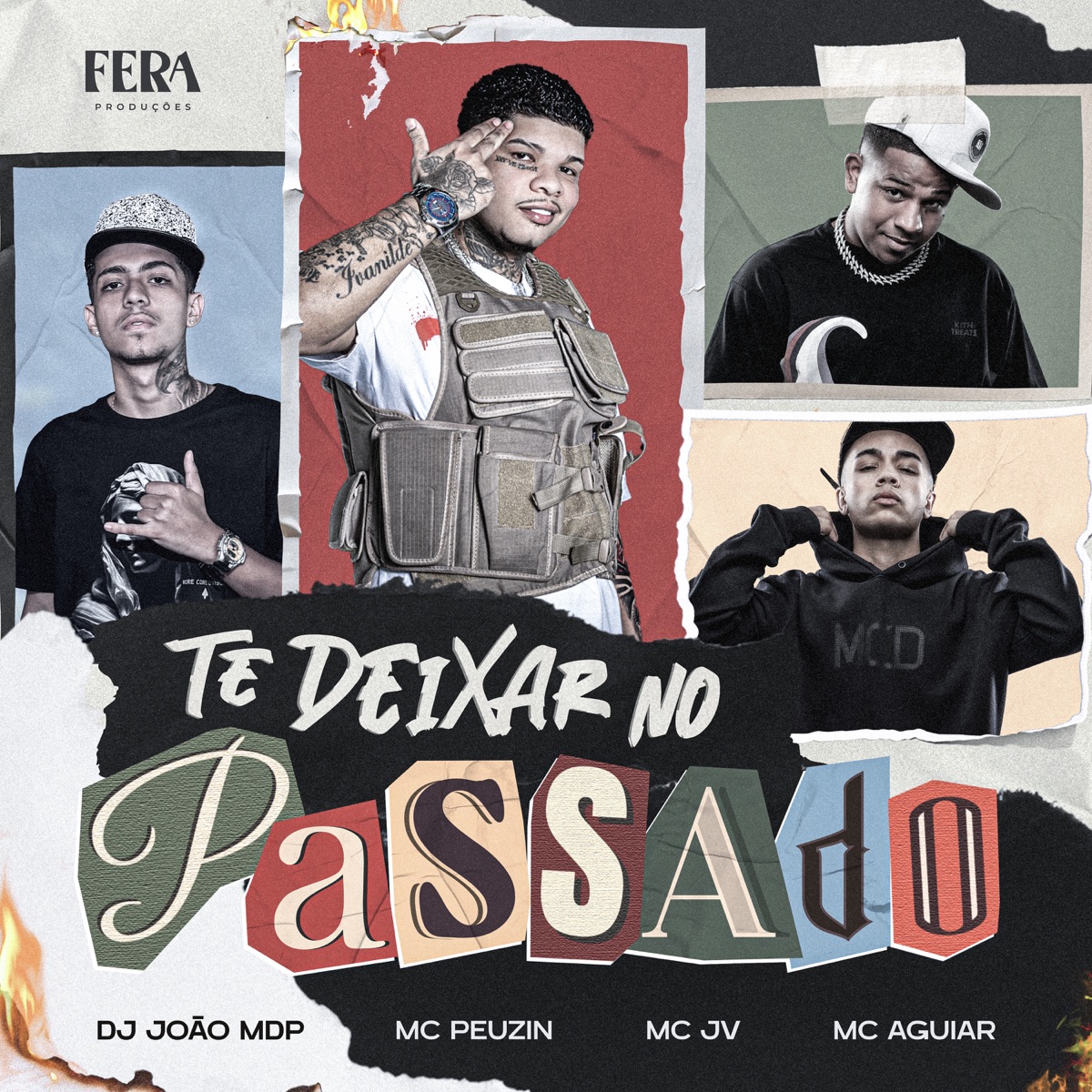 Te Deixar no Passado - Single by Mc Peuzin, MC JV & MC Aguiar album cover