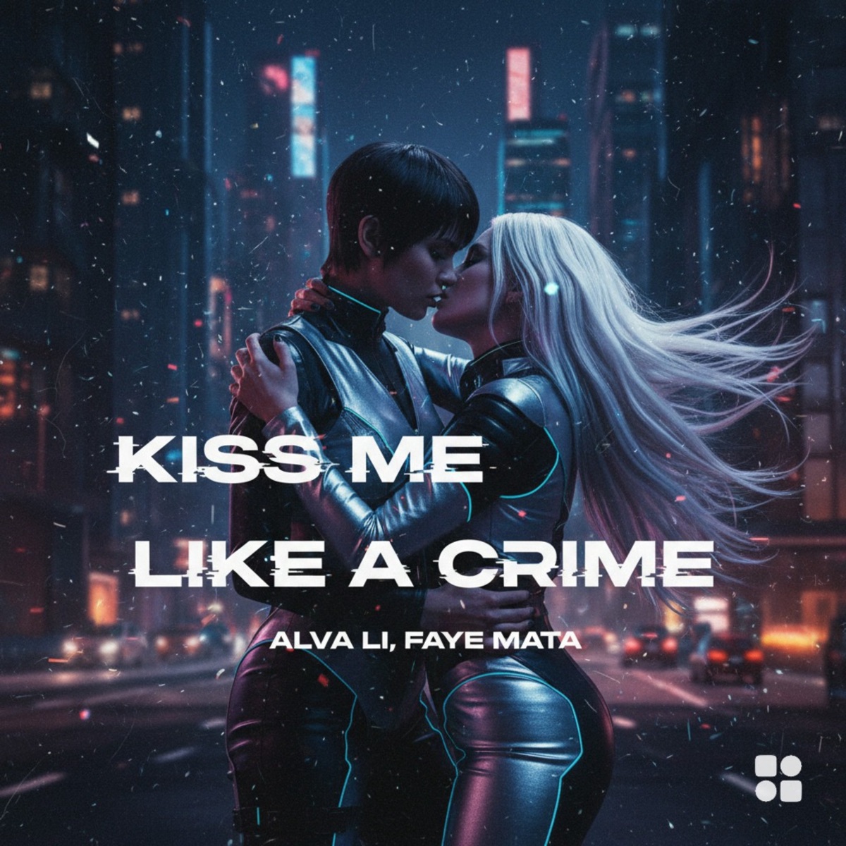 Kiss Me Like a Crime - Single by Alva Li & Faye Mata album cover