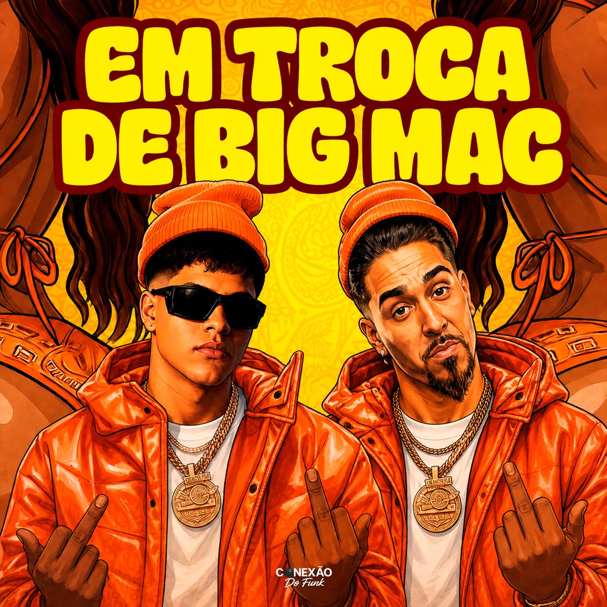 Em Troca De Big Mac - Single by DJ RMC, Mc Lekão & Conexão do Funk album cover
