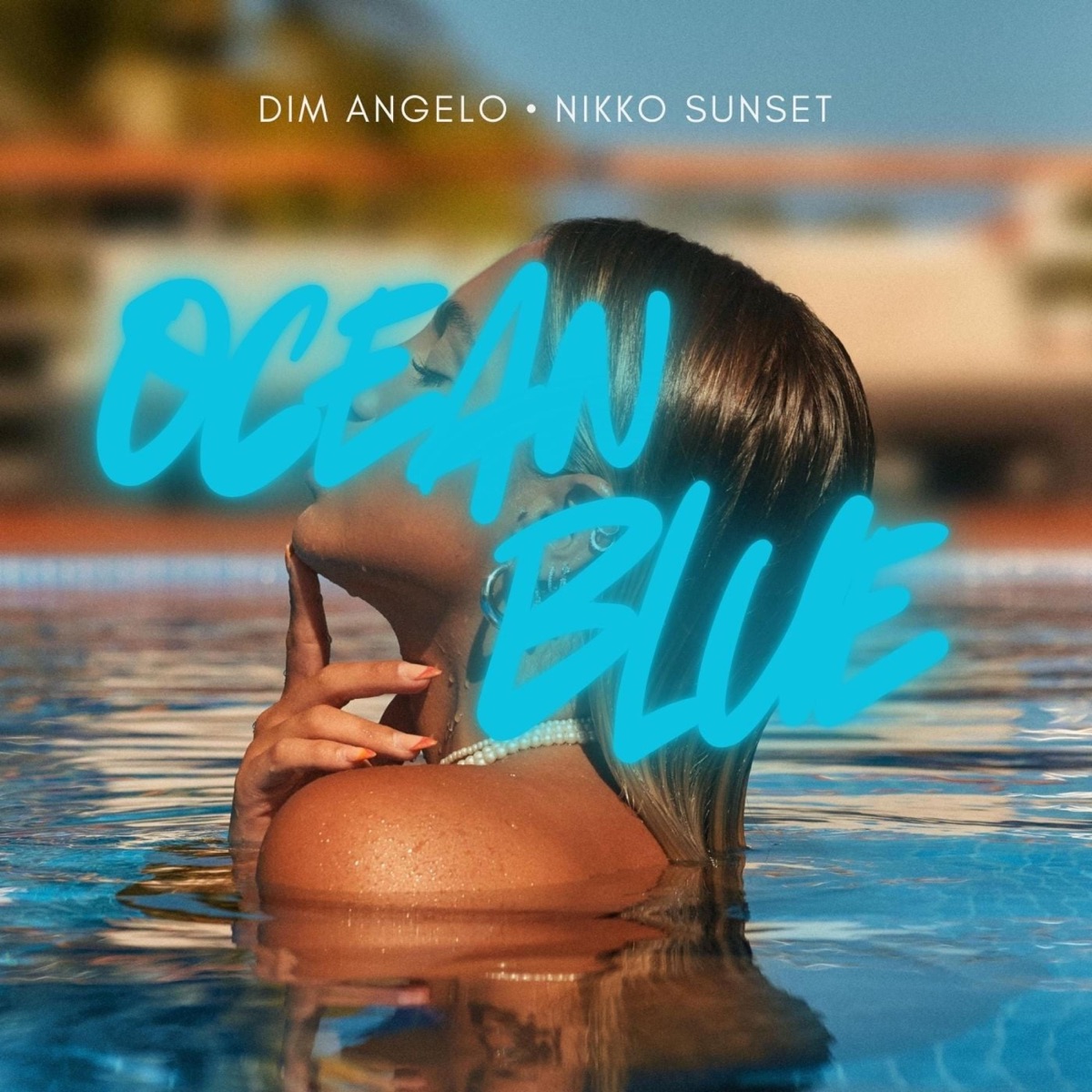 Ocean Blue - Single by Dim Angelo & Nikko Sunset album cover