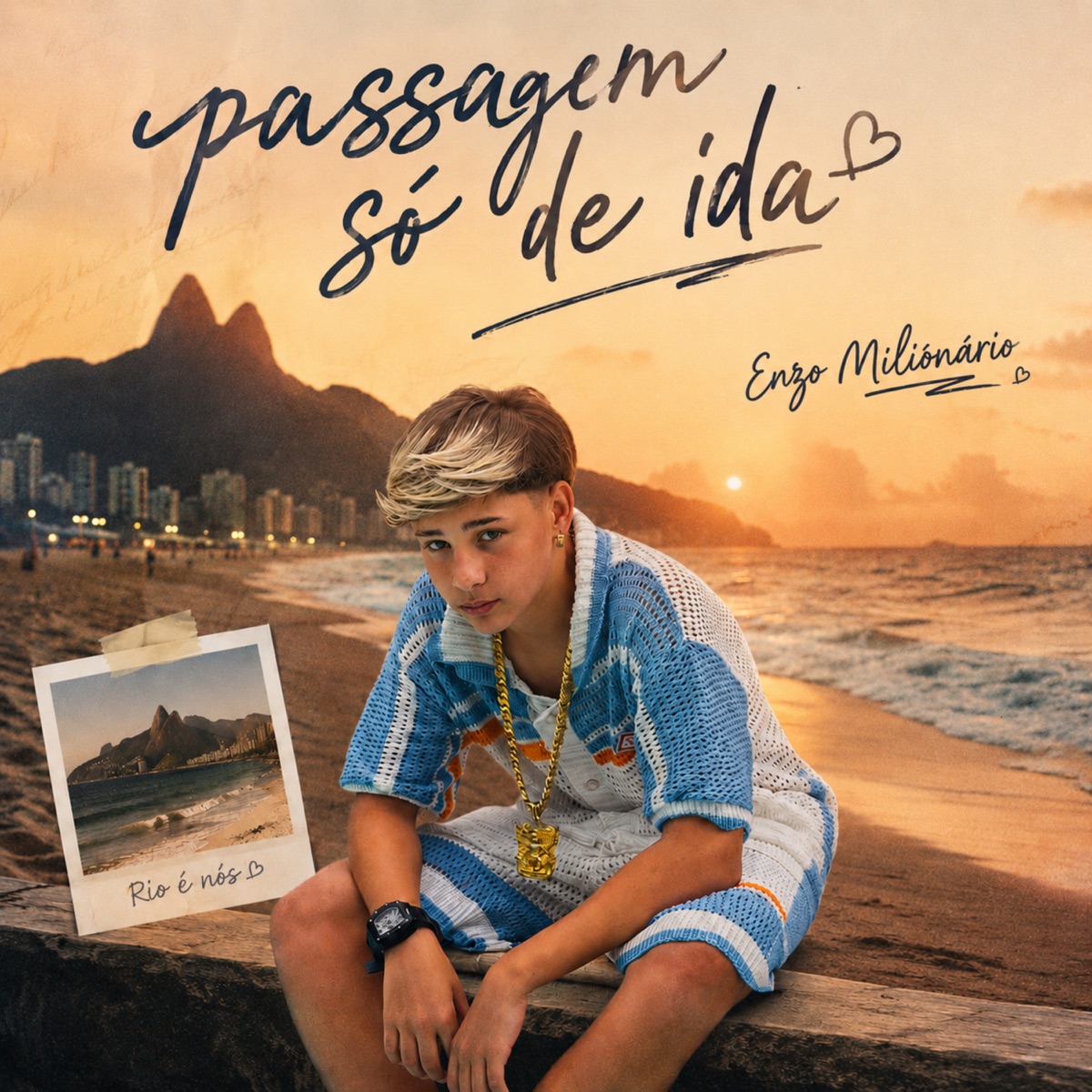 Passagem Só de Ida - Single by Enzo milionário album cover