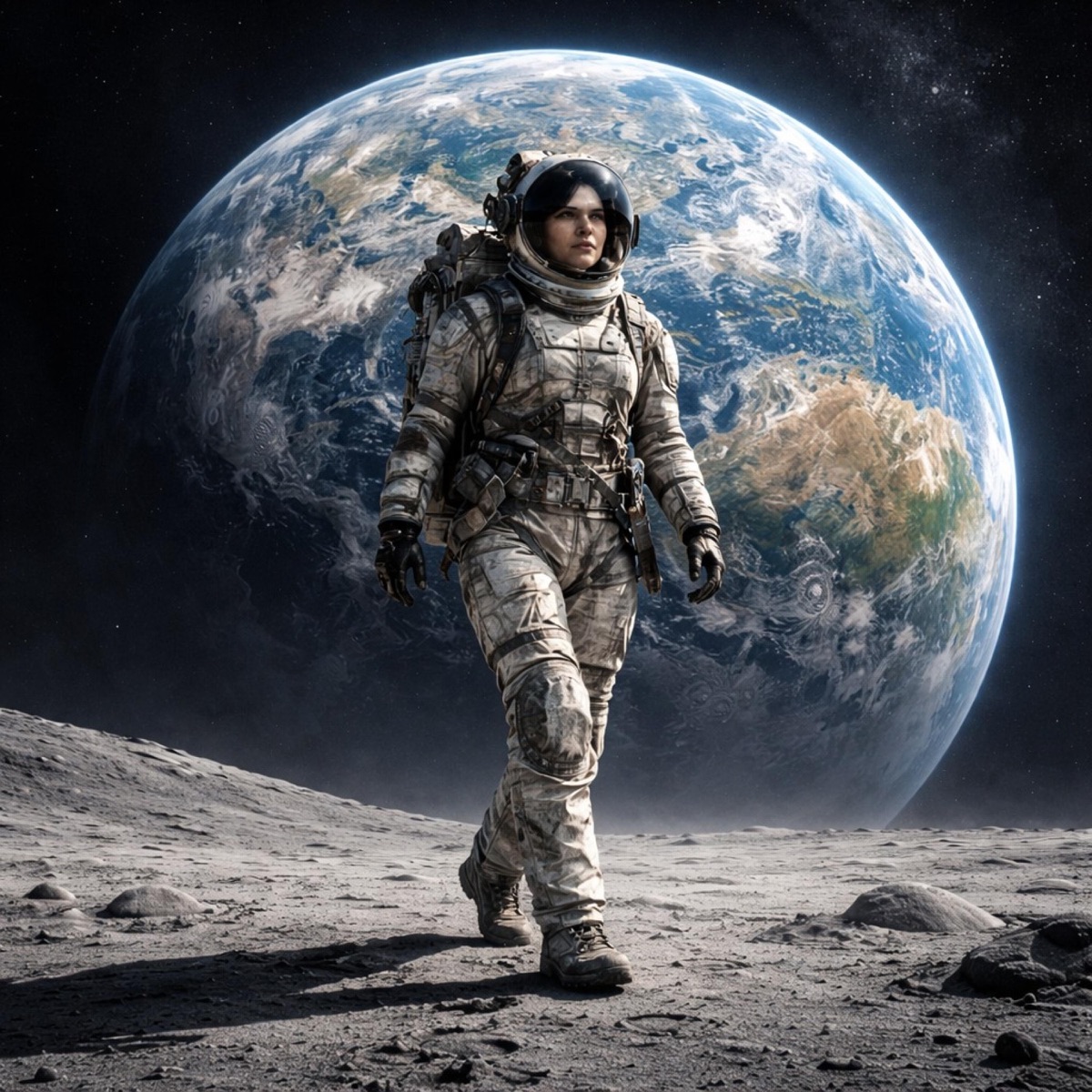 Alone in moon - Single by Werre album cover