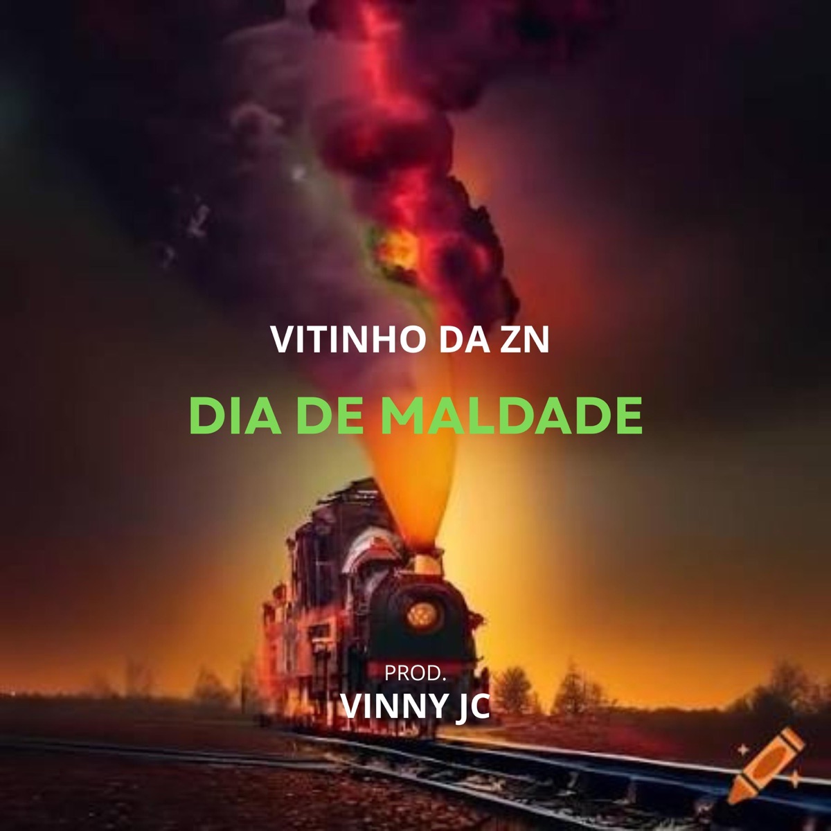 DIA DE MALDADE (feat. VITINHO DA ZN) - Single by Mc vinny jc album cover
