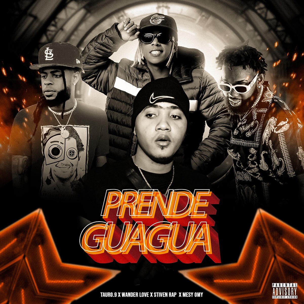 Prende Guagua - Single by Wander Love, Tauro.9, Mesy Omy & Stiven Rap album cover