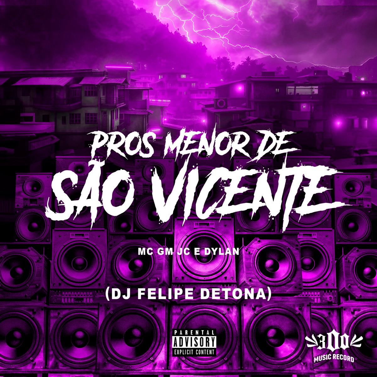 Pros Menor de São Vicente (feat. Dylan) - Single by MC Gm Jc album cover