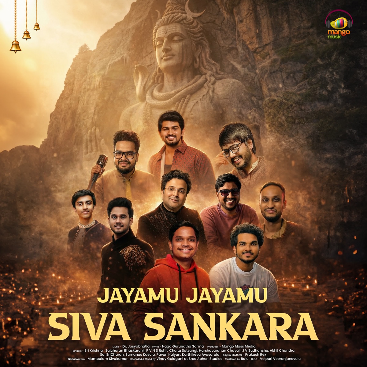 Jayamu Jayamu Siva Sankara - Single by Sri Krishna, Saicharan Bhaskaruni, P V N S Rohit, Chaitu Satsangi, Harshavardhan Chavali, J. V. Sudhanshu, Akhil Chandra, Sai Sricharan, Sumanas Kasula, Pavan Kalyan & Karthikeya Avasarala album cover