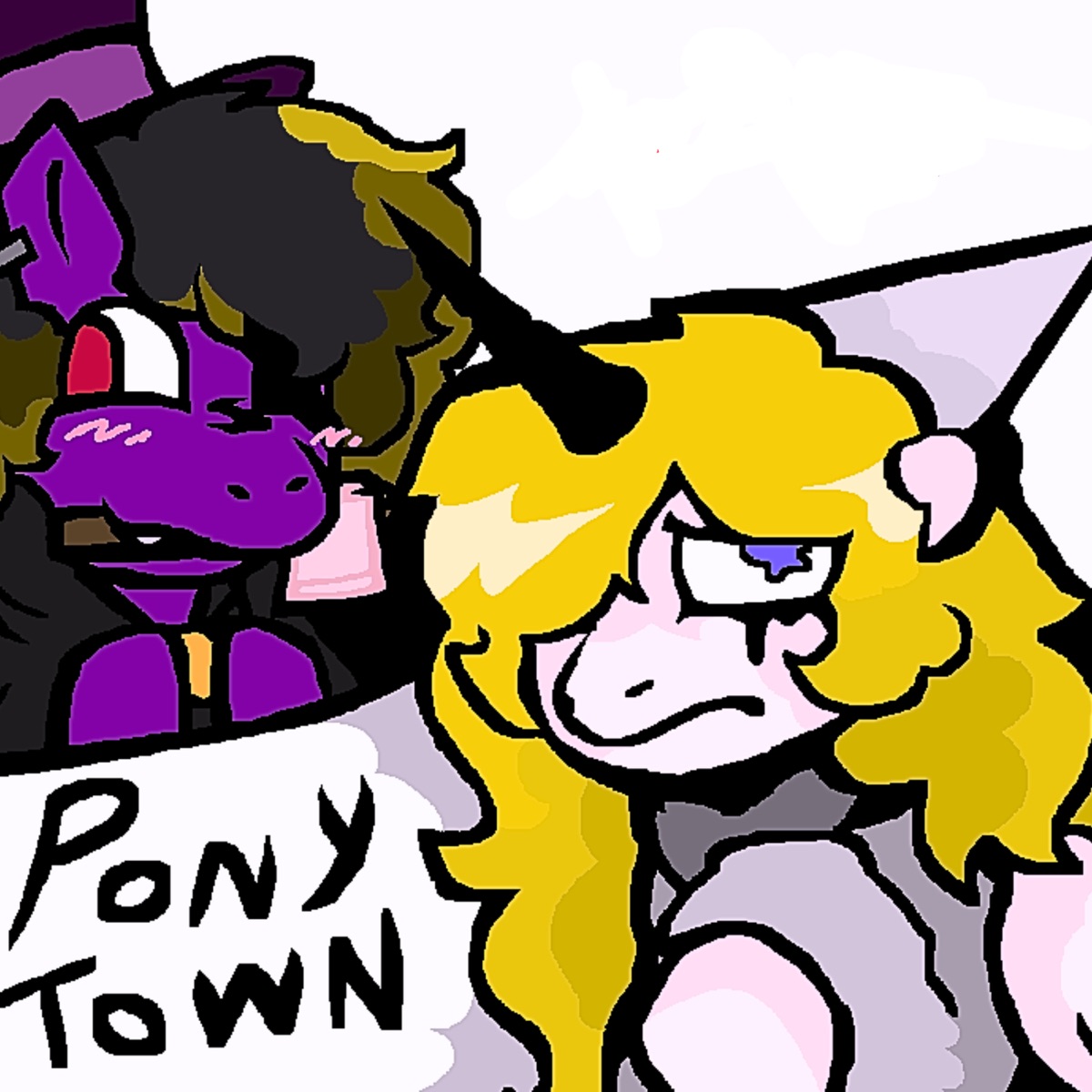 Pony Town (feat. Sharp.) - Single by SayneBOWL album cover