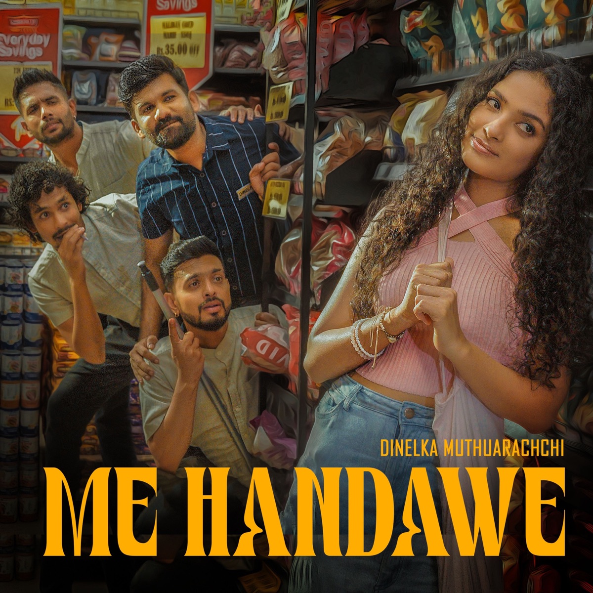 Me Handawe - Single by Dinelka Muthuarachchi album cover