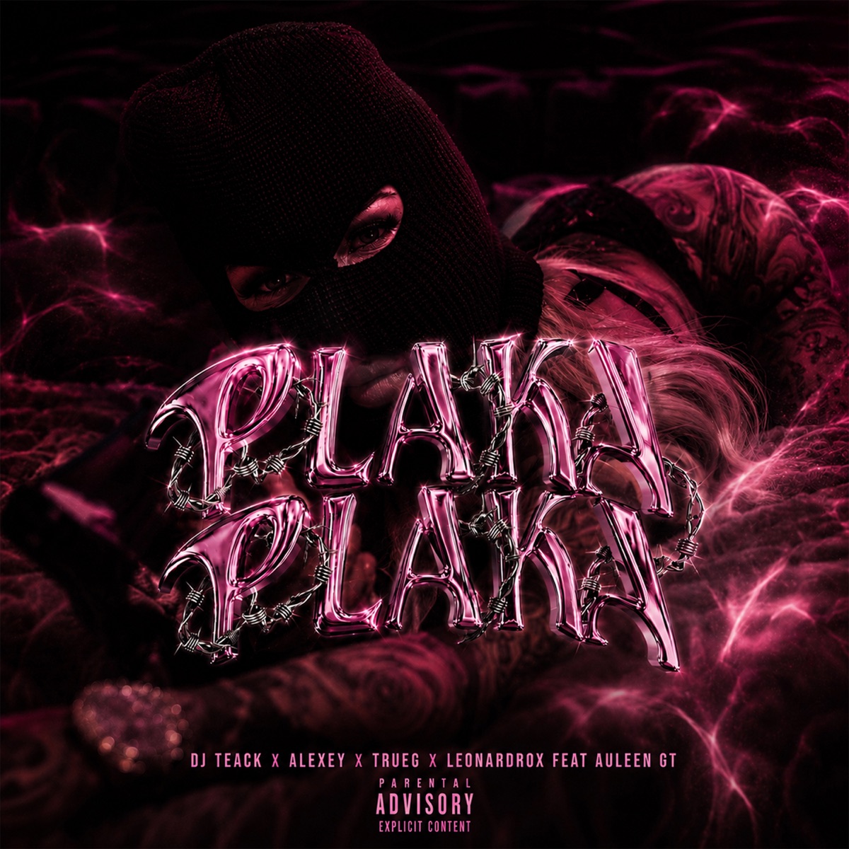 Plaka Plaka (feat. Auleen GT) - Single by Dj Teack, Alexey, Leonardrox & True G album cover