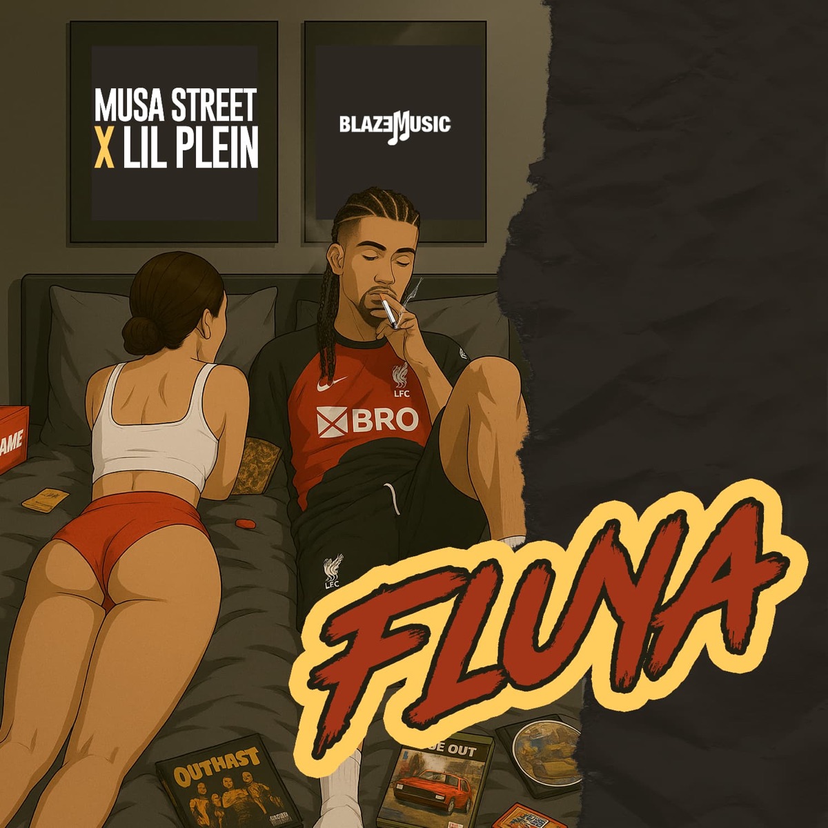 Fluya - Single by Musa Street & Lil Plein album cover