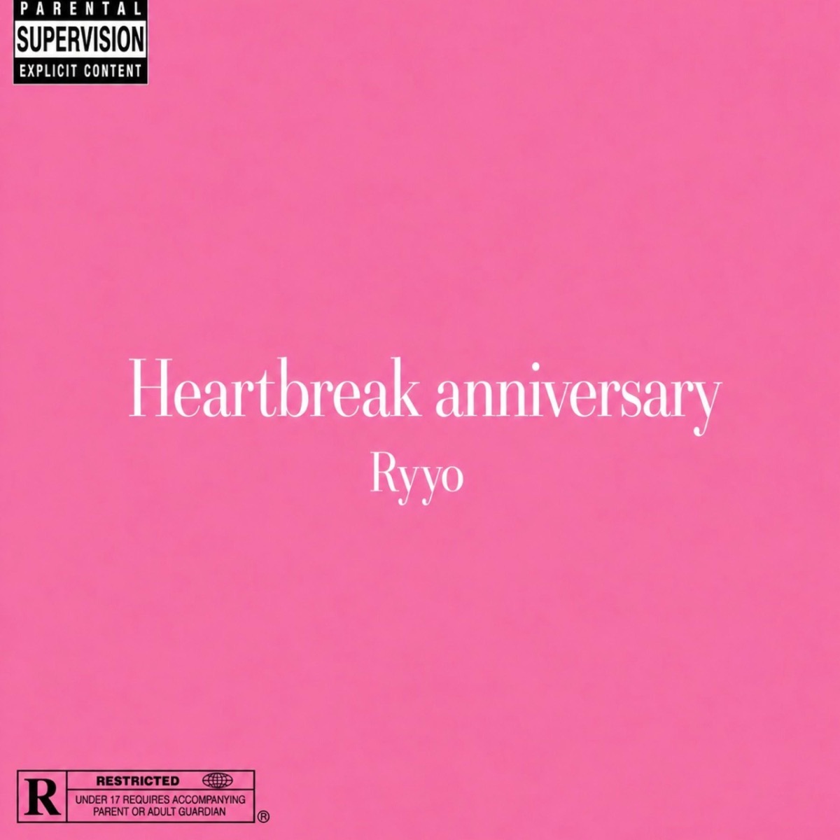Heartbreak anniversary - Single by Ryyo album cover