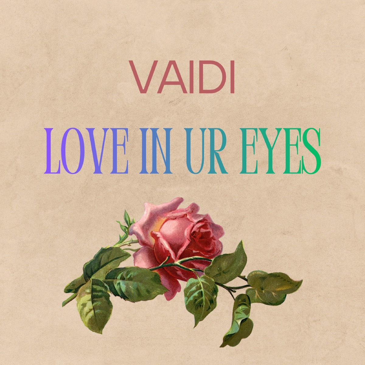 LOVE IN UR EYES - Single by VAIDI album cover