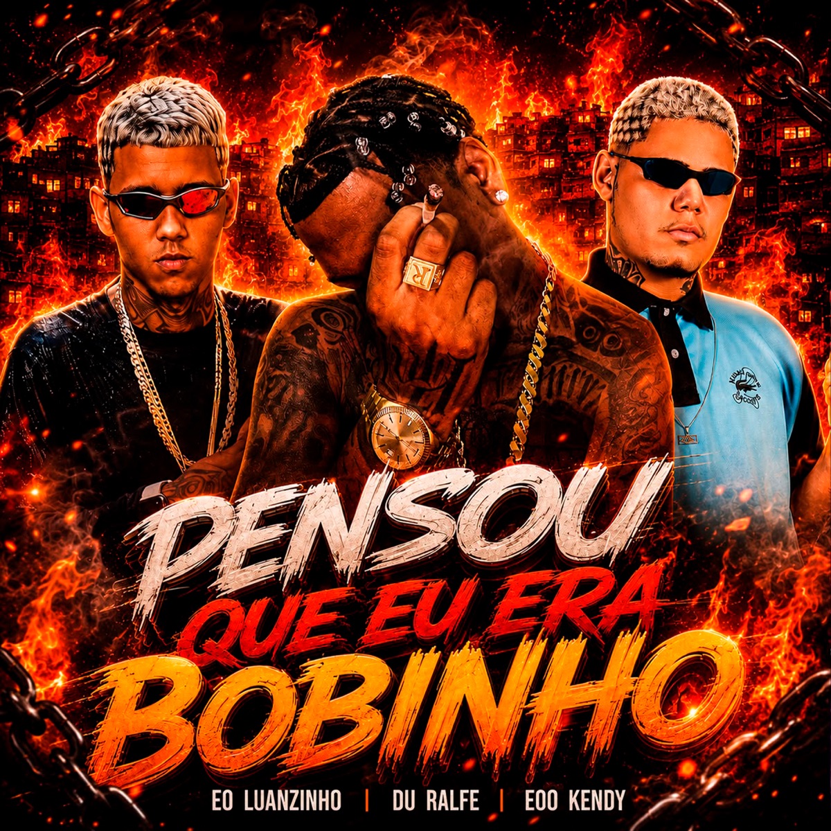 Pensou Que Eu Era Bobinho - Single by eo luanzinho & Du Ralfe album cover