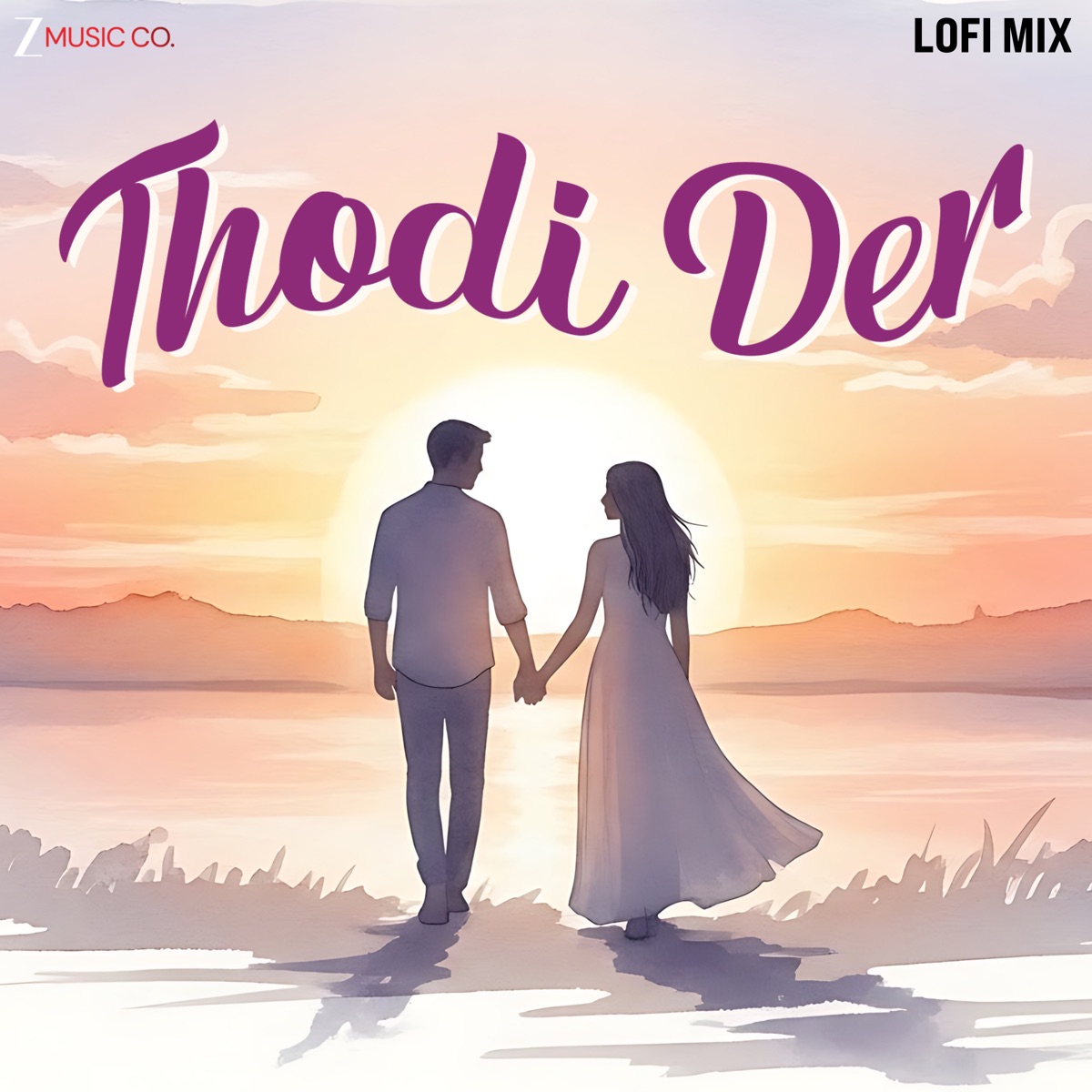 Thodi Der Lofi Mix - Single by Silent Ocean & Shreya Ghoshal album cover