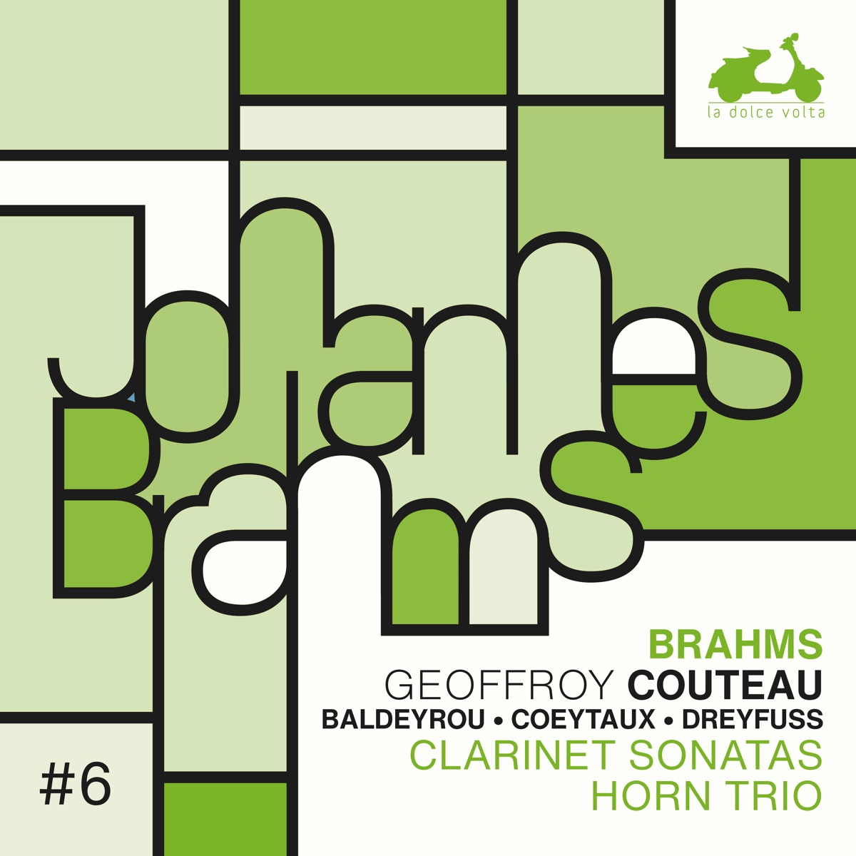 Brahms: Clarinet Sonatas & Horn Trio by Geoffroy Couteau, Nicolas Baldeyrou, Antoine Dreyfuss & Amaury Coeytaux album cover