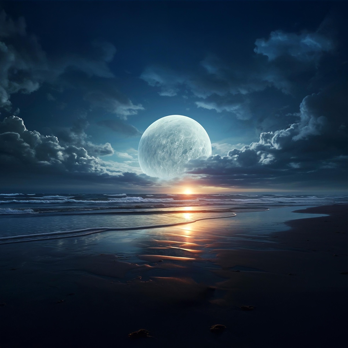 Safe Under Moonlight by Isaac Wake & Zenara Meadows album cover