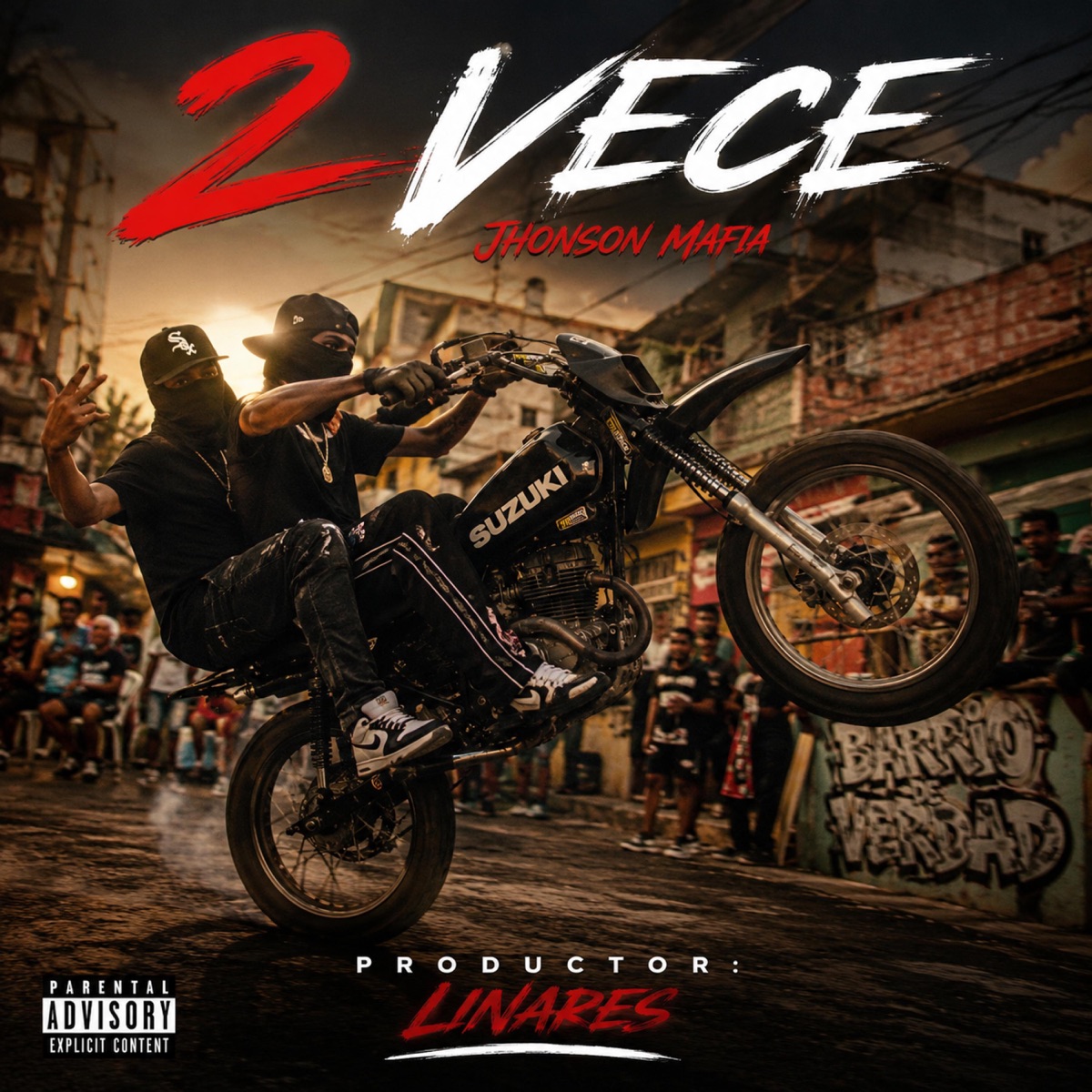 2 VECE (feat. Johnson Mafia) - Single by Linares El De Lo Colore album cover