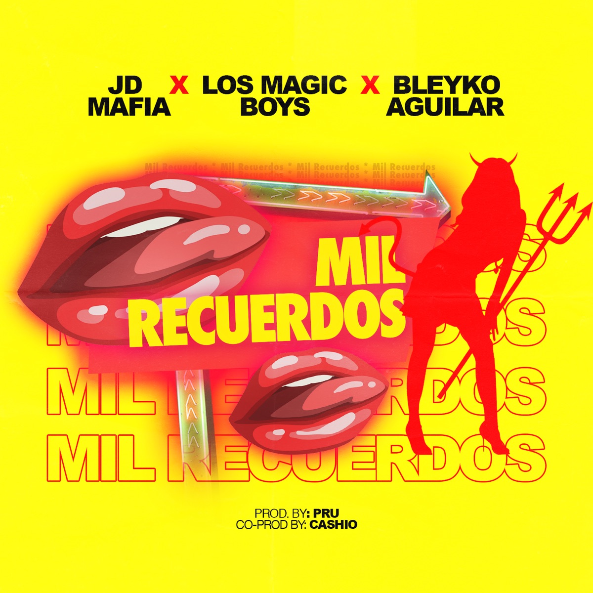 Mil Recuerdos (feat. JD MAFIA & Bleyko Aguilar) - Single by Los Magic Boys album cover