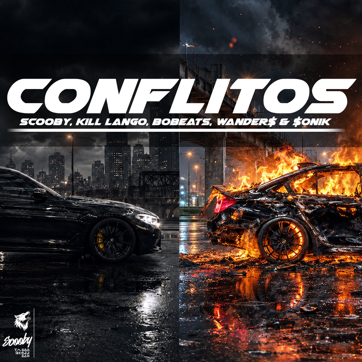 Conflitos (feat. Wander$ & $onik) - Single by Scooby, Bobeats & Kill Lango album cover