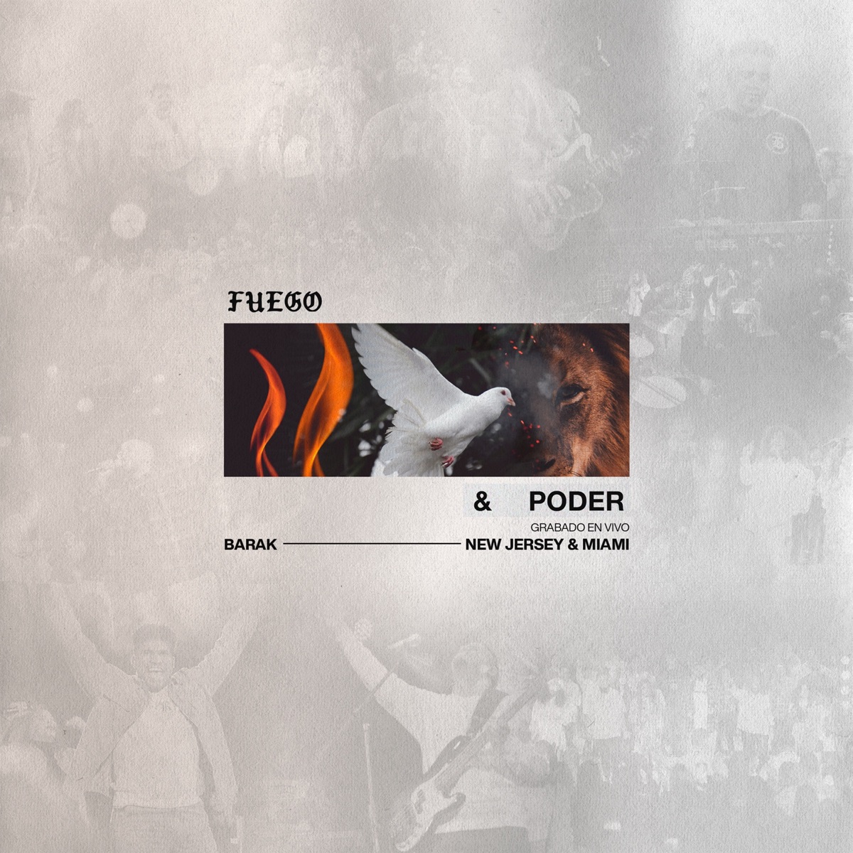 Fuego & Poder (Live) by Barak album cover