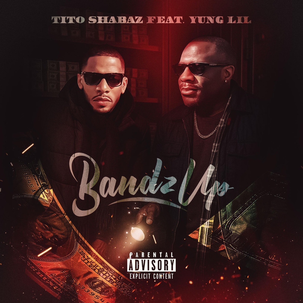 Bandz Up (feat. Tito Shabaz) - Single by Yung Lil album cover