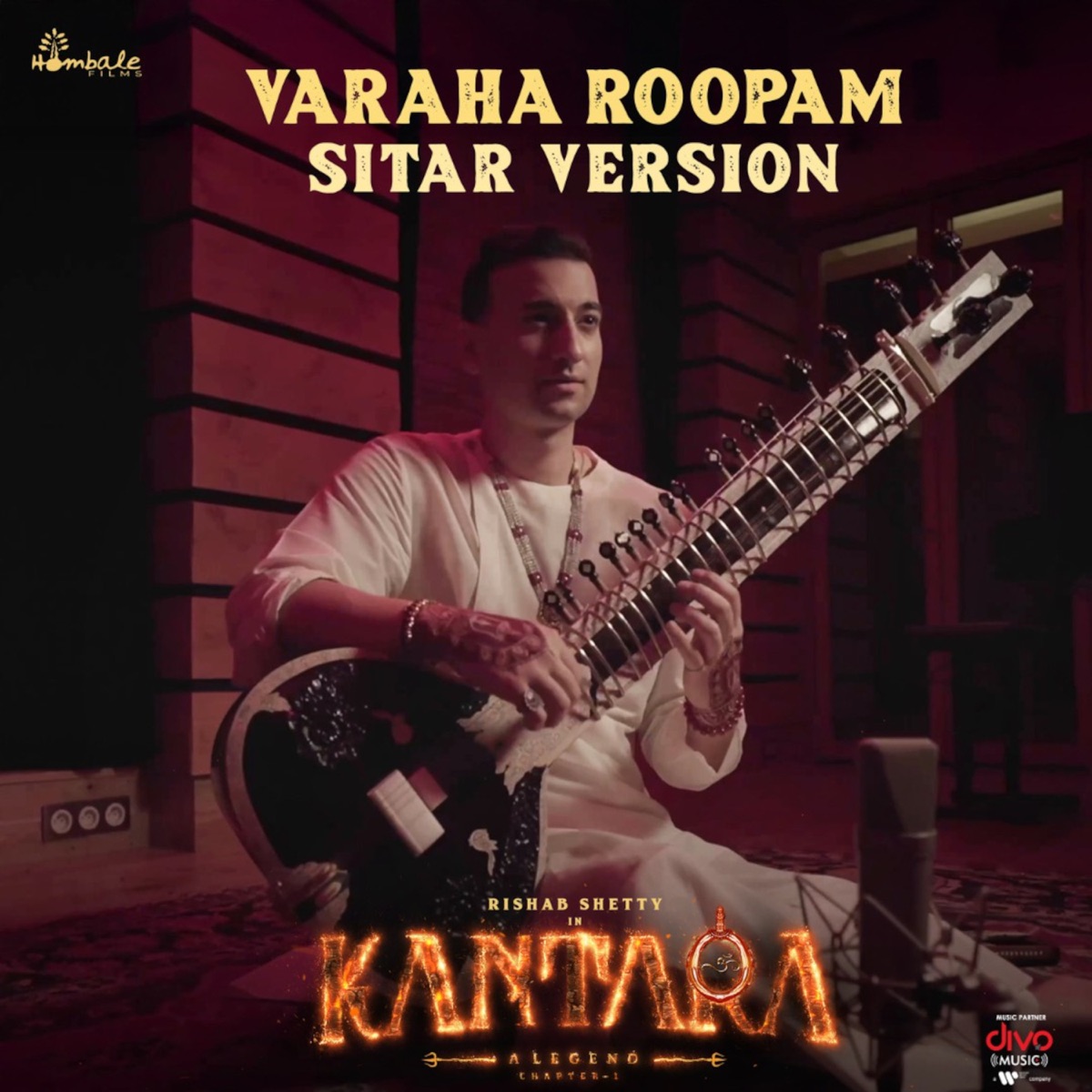 Varaha Roopam Sitar Version - Single by Rishab Rikhiram Sharma & B. Ajaneesh Loknath album cover