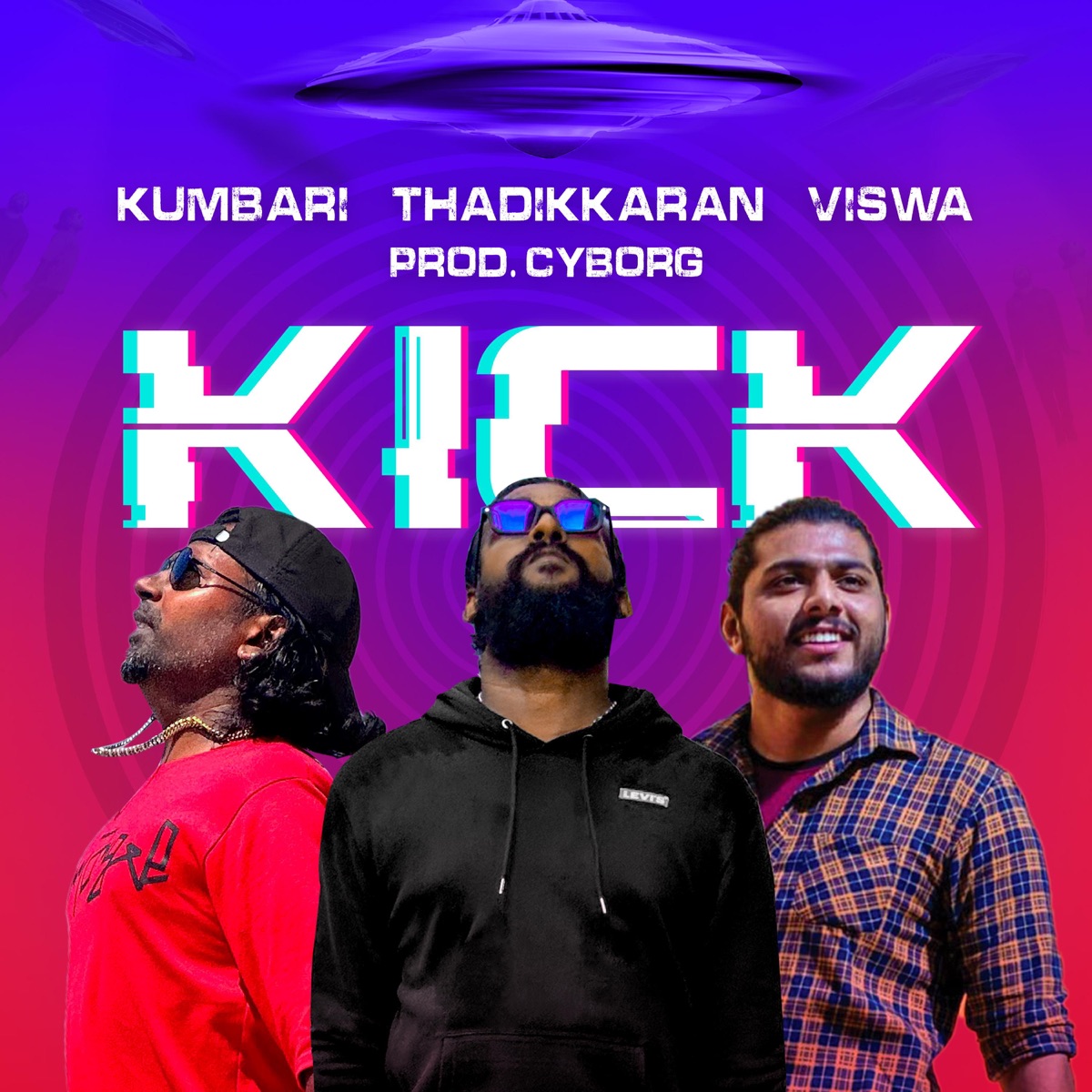 KICK (feat. Cyborg, KUMBARI & VISWA) - Single by THADIKKARAN album cover