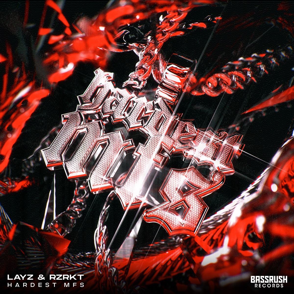 HARDEST MFS - Single by LAYZ & RZRKT album cover