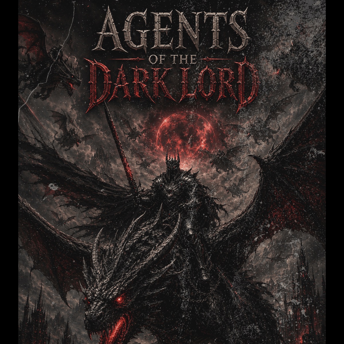 Agents of the Dark Lord - Single by Morbidrip & DEC0MP0$ED album cover