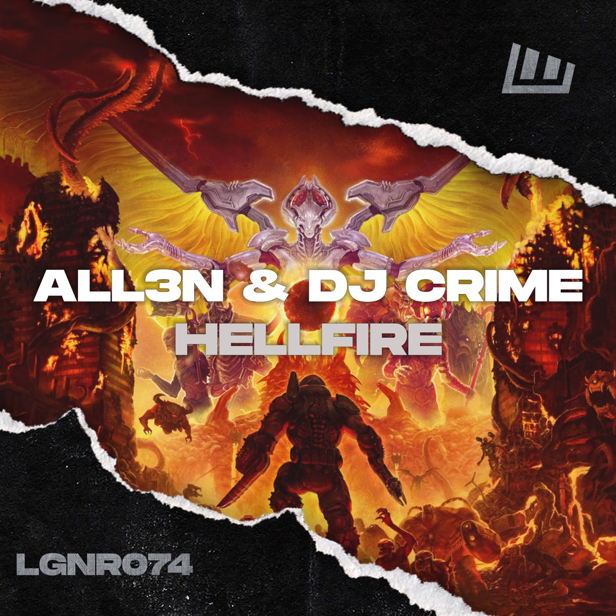 Hellfire - Single by ALL3N & Dj Crime album cover