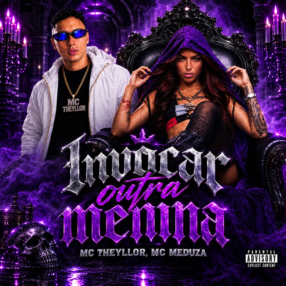 INVOCAR OUTRA MENINA - Single by Mc Theyllor & MC MEDUZA album cover