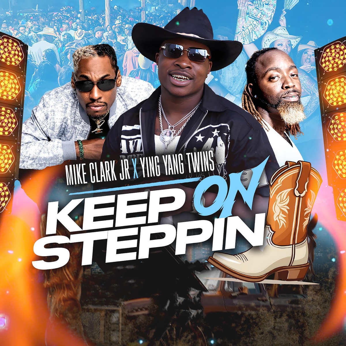 Keep On Steppin (feat. Ying Yang Twins) - Single by Mike Clark Jr album cover