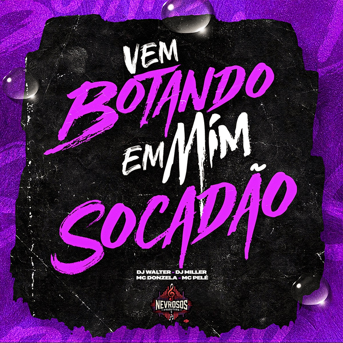 Vem Botando em Mim Socadão - Single by MC Donzela & Mc Pelé album cover