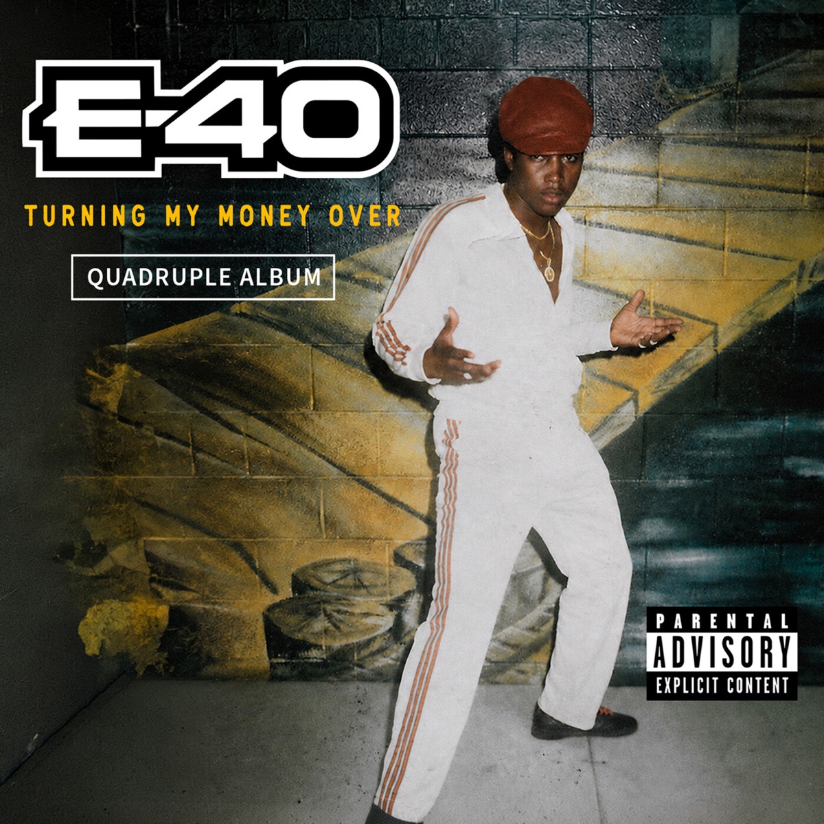 Turning My Money Over (Quadruple Album) by E-40 album cover artwork