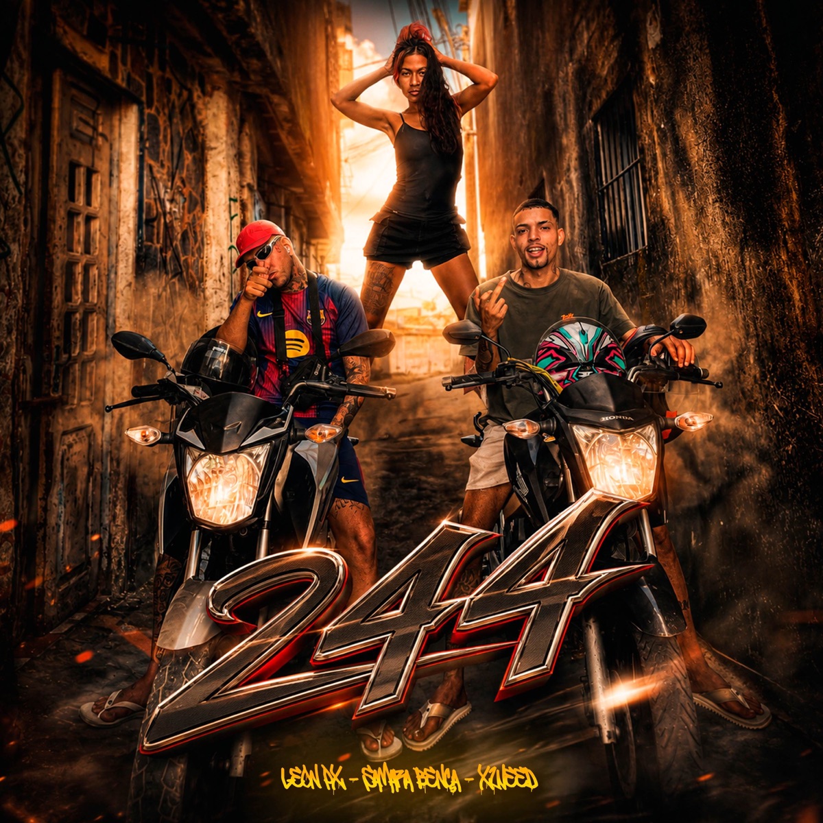 244 - Single by LEON PX, BNB No Beat, XWEED & Samara Bença album cover