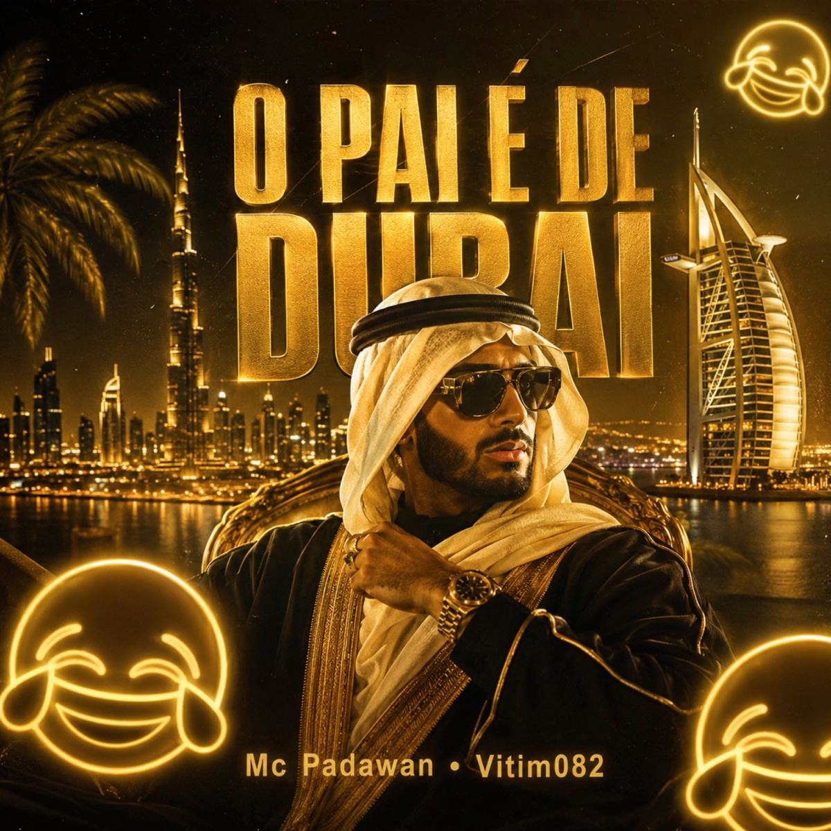 O Pai é de Dubai - Single by Vitim082 & Mc Padawan album cover