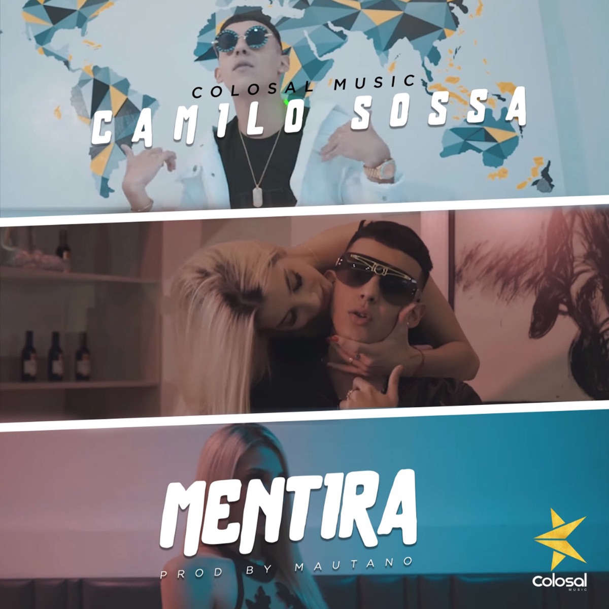 Mentira - Single by Camilo Sossa album cover