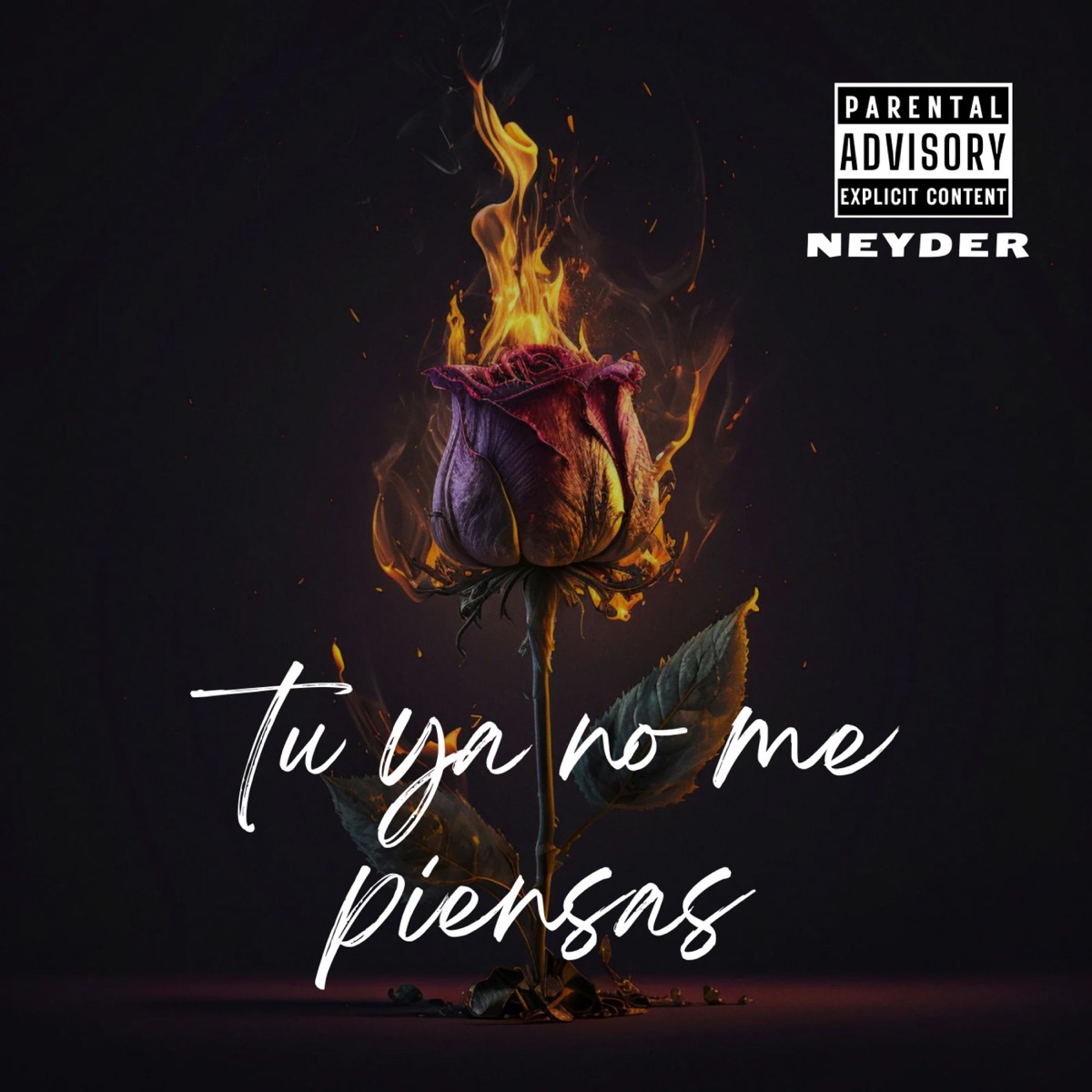 Tu ya no me piensas - Single by Neyder album cover