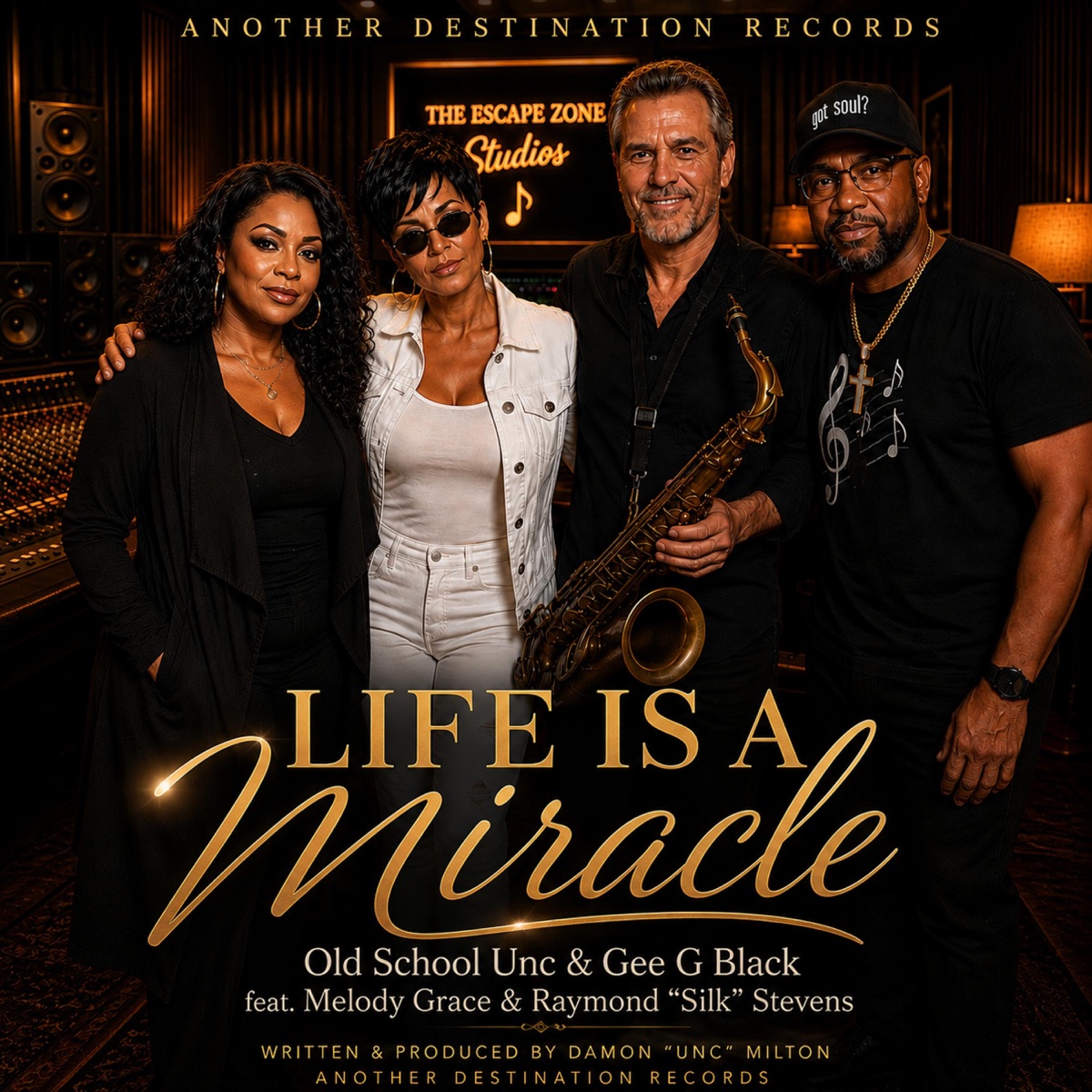 Life Is A Miracle (feat. Gee G Black, Melody Grace & Silk Stevens) - Single by Old School Unc Damon Milton album cover