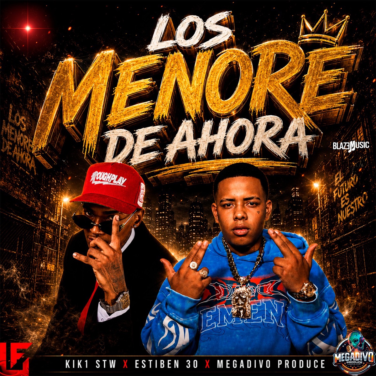 Los Menore De Ahora - Single by Megadivo Produce, KiK1 STW & Estiben 30 album cover