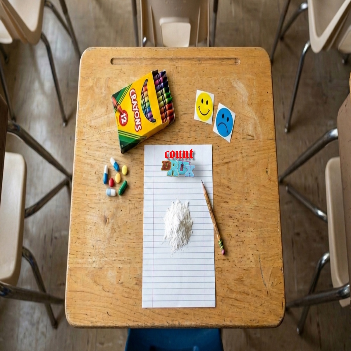 Crayons - Single by count drux album cover