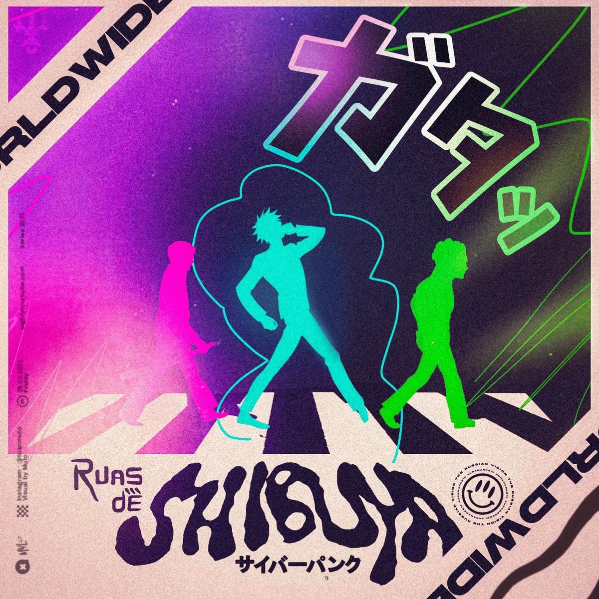Ruas de Shibuya (feat. St James) - Single by Krizinn album cover