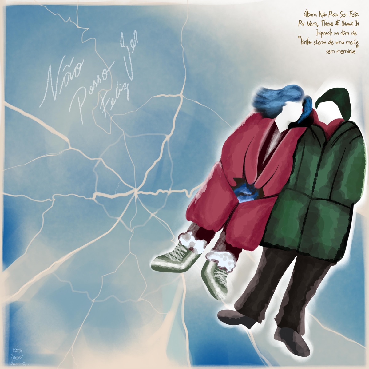 Não Posso Ser Feliz (feat. thauã th & The3ux) - Single by oversi album cover
