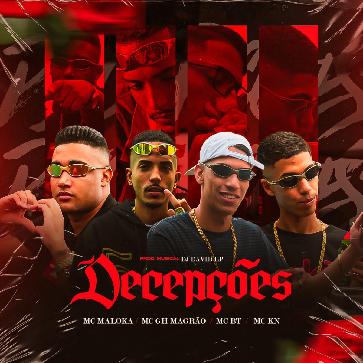 Decepções (feat. MC KN) - Single by MC Maloka, MC GH MAGRÃO & MC BT album cover