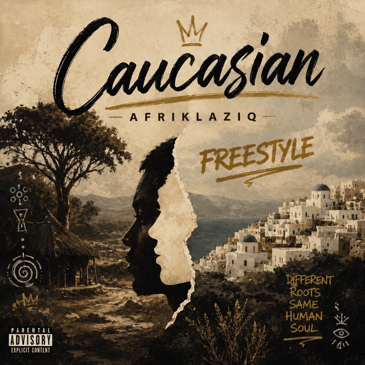 Caucasian (Freestyle) - Single by AfriKlaziQ album cover