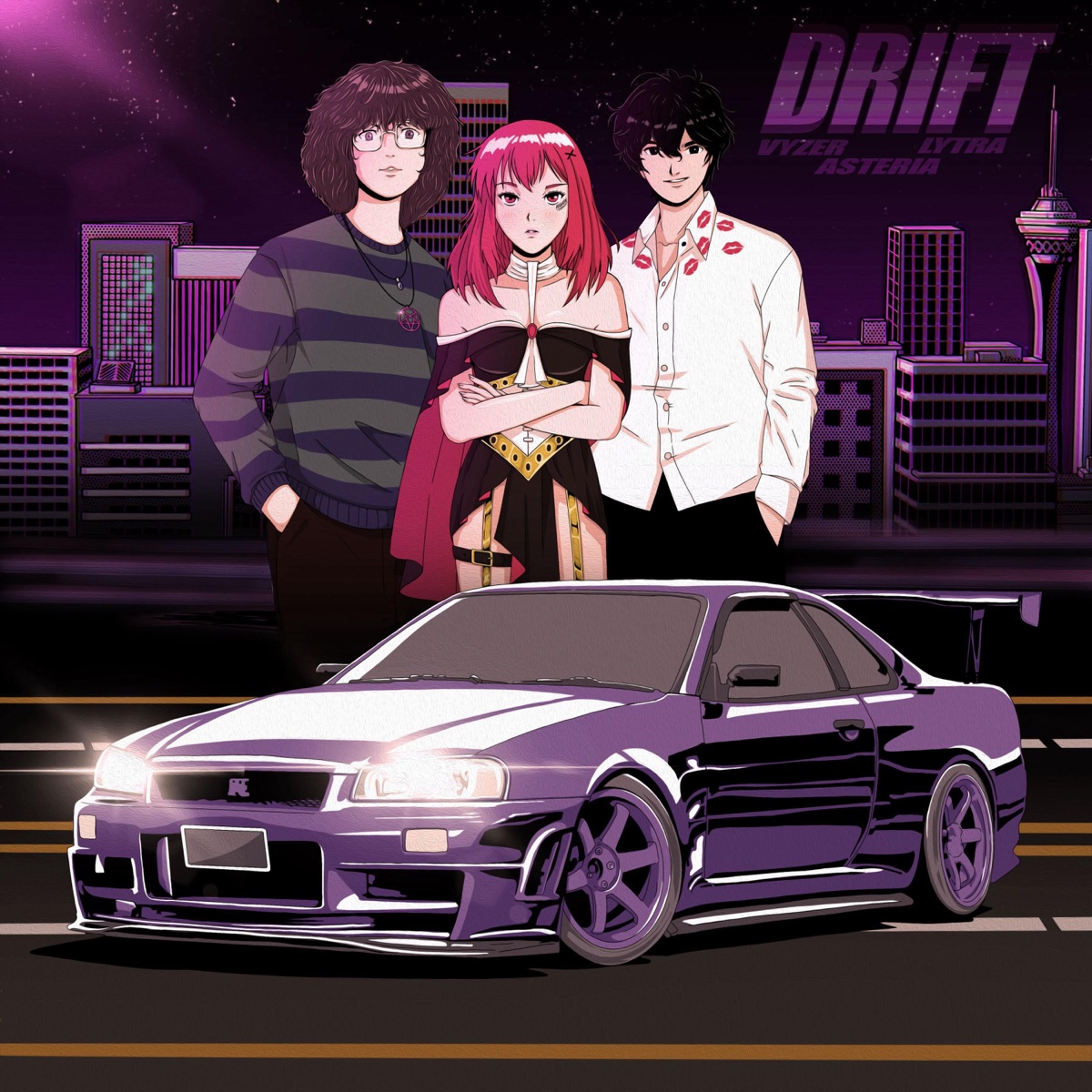 DRIFT - Single by Vyzer, Lytra & asteria album cover