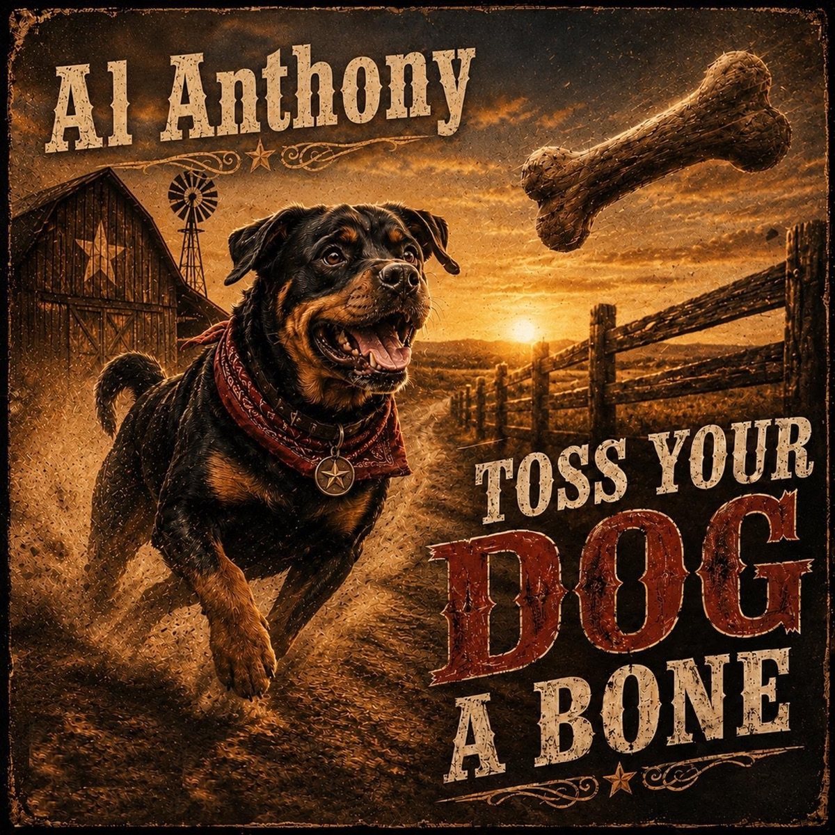 Toss Your Dog a Bone - Single by Al Anthony album cover