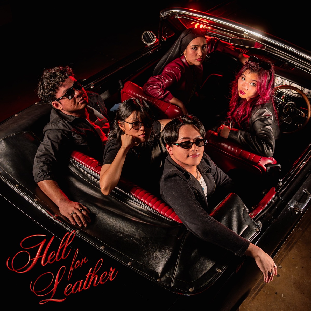 Hell For Leather - Single by Rose Tinted Press & shazza album cover