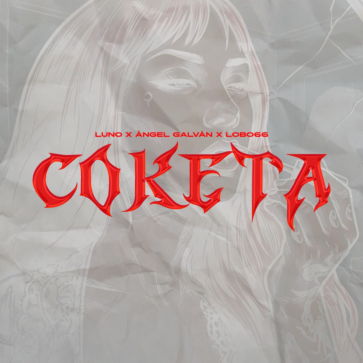 COKETA - Single by Luno, Ángel Galván & LOBO66 album cover